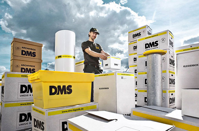 Verpackung für Umzug